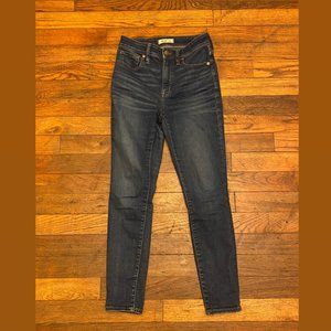 Madewell Curvy High-Rise Skinny - dark wash - size 26